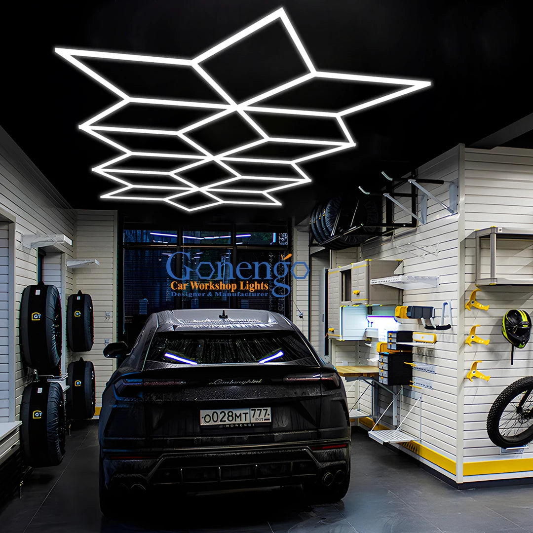 Free Shipping Wholesale Automotive Exhibition Workshop Detailing Snowflake Light for Detailing