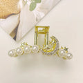 BPHNE Wholesale Custom Women Hair Accessories Various Styles Metal Pearl Hair Claw Clip for Thick Hair