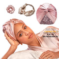 Extra Long Large Silk Two Sided Wholesale Custom Silk Turban Twist Bonnet Silk Satin Sleeping Bonnets for Long Hair