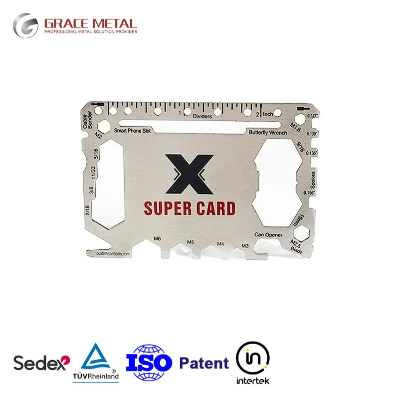 Multi-Tool Business Card Metal Credit Card Wallet with Promotional Gifts Durable Metal Crafts