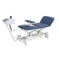 4-Section Electric Stretcher for Physical Therapy Cervical Lumbar Vertebra Traction Table Foot Bar Traction Correction Device