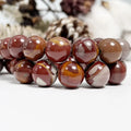 Natural Well Polished Gemstone Round Loose Beads for Jewelry Making Bracelet Necklace Noreena Jasper Beaded