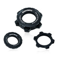 Centerlock Adapter Bicycle Disc Brake Hub 6-Bolt Conversion Wheel Hub Al Alloy Black/Red Easy Installation
