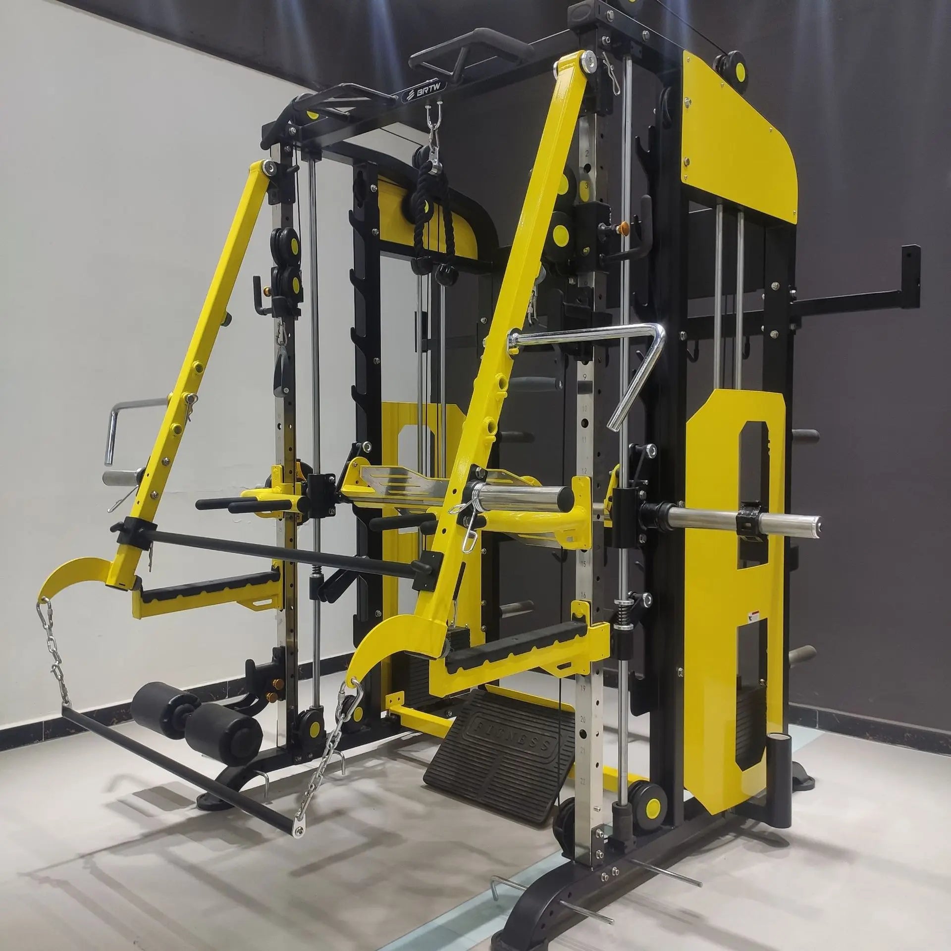 Multi Functional Trainer Smith Machine Gym Sports Commercial Bodybuilding Multi Rack