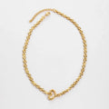 Hot Sale Handmade 18k Gold Plated Stainless Steel Heart Shaped Necklace Jewelry Accessories for Women Girl's Gitf