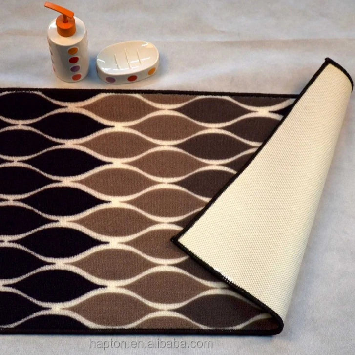 Chinese Professional Suppliers Custom Printed Nylon Printed Door Mat Doormat with PVC Backing 18"x30"