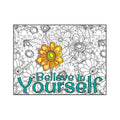 Free Sample Velvet Coloring Poster Inspiration Theme Designed Print Colouring Poster for Team Building Classrooms Daycares Party