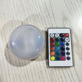 USB Rechargeable Led Silicone Night Lamp Base 72mm Round Components with Wireless Remote for DIY Nightlights Accessories