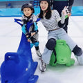 QIQU -30Â°C Pusher Trainer All-Weather Rink Equipment Arctic Ride-On Ice Skate Assistant