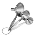 3 -piece/set Stainless Steel Filter Funnel  All-season Not Support Sustainable Kitchen Silver Specialty Tools