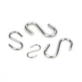 304 Stainless Steel M2M3M4M5M6M8M10 Bright S-Shaped Snap Hook for Heavy Industry Solid Metal Household Hook
