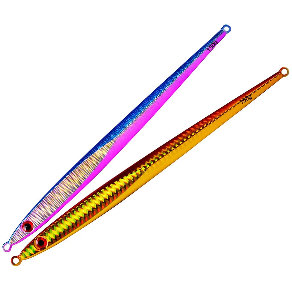 Hot Sale 150g/20cm Iron Plate Lead Fish Hard Bait Saltwater Jig Lure for Tuna Salmon and Bream for River and Stream Fishing