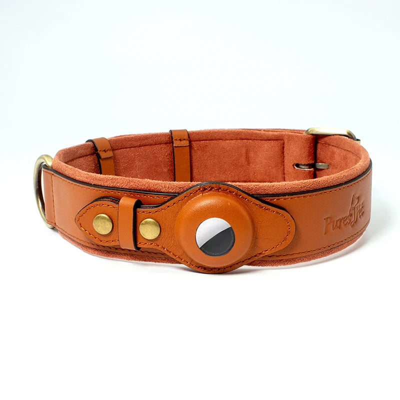 2025 Pet Trending Products Custom Personalised Luxury DIY Airtag Dog Collar Airtag Dog Collar with Airtag