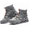 Diansen 799 Breathable Unisex Safety Working Boots Mesh Upper Rubber Waterproof Non-slip EVA Steel Toe Safety Shoes for USA