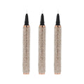 Customized Global sales of steel ball cover empty eyeliner tube plastic hose Makeup container