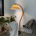 Retro Umbrella Floor Light Nordic Minimalist Classic Danish Design Bedside Pleated Corner Lamps