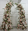 Hot Selling Wedding Decoration Arch Artificial Rose Flower Arch Decoration Flower Garland Backdrop for Stage Events Decoration