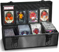 Graded Card Case Storage Box Trading Card Storage Box Waterproof Card Slab Carrying Case
