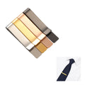 Classic JNT ST-272 Tie Clip Silver Rose Gold Black Necktie Bar Pinch Clips for Wedding Anniversary Business