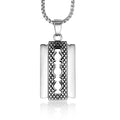 Blade Stainless Steel Men's Simple Statement Viking Hip Hop Necklace Fashion Style Rock Blade Pendant