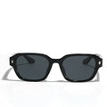 Korean Fashion INS Style Sunglasses for Men and Women New Gold Frame TR90 Polarized Square Rivet TAC Lenses Cross-Border
