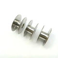 Metal "L" Bobbins - Sewing Machine Metal Bobbins (55623S) Fit Singer Brother Janome Bernina Alphasew + More AA7069
