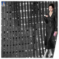 YX1280 130gsm Competitive Prices Straight Laser Lurex Spandex Stretch Dot Sequin Fabric for Fashion Performance Costumes MegaBDM