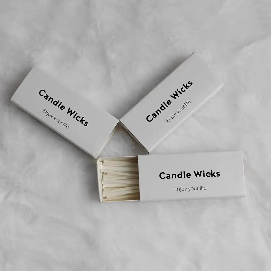 Customized Pearled Candle Sand Wax Wicks with Box Packaging Wholesale Cotton Wicks for Sand Wax
