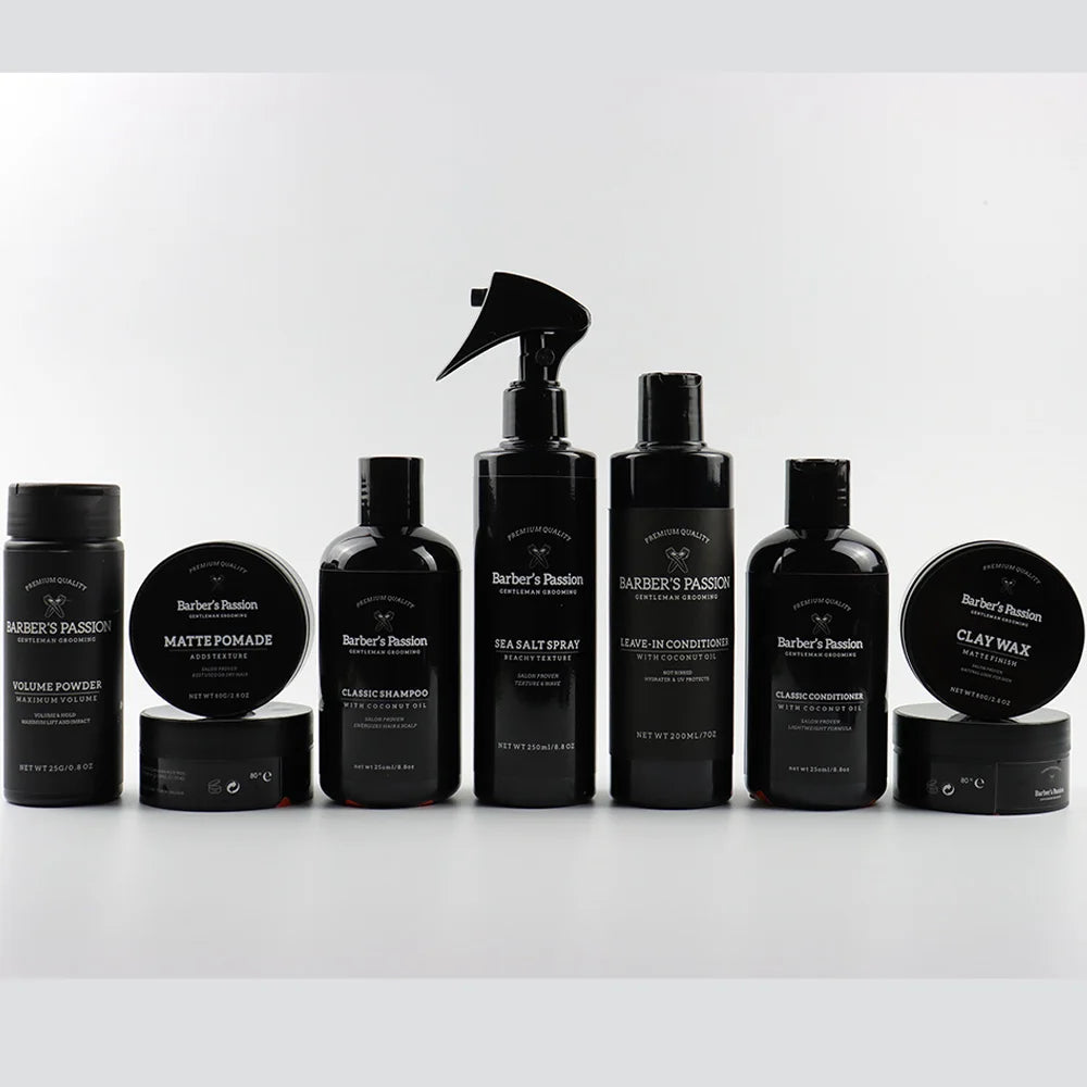 Arganrro 18 Years Experience Factory Hair Styling Men Product Clay Set for Barbershop