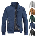 RNSHANGER Autumn Casual Solid Fashion Slim Bomber Jacket Size M-6XL Men Overcoat New Arrival Baseball Jackets Men's Jacket