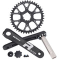 MEROCA ROAD 40T 42T Single Disc Hollow Integrated Crank Bicycle Chainwheel Aluminum Alloy Road Bike Off-Road Crankset