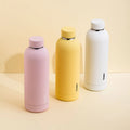 YEWAY Botellas De Agua Ecofriendly Reusable 500ml Double Walled 18/8 Stainless Steel Yoga Sport Water Bottle with Custom logo