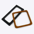 Meetee B-H046 20cm/14cm Square Wooden Wallet Frame Diy Handmade Sewing Accessories Solid Wood Bag Handle
