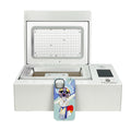 Daqin Mini 3D Automatic Flatbed Thermal Transfer Printer New Condition Manual Grade Heat Sublimation Retail Phone Cases Bearing
