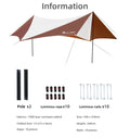 Ultra-Light Large Outdoor Camping Picnic Shelter Tent Awning Rainproof and Windproof Canopy Tarp Product