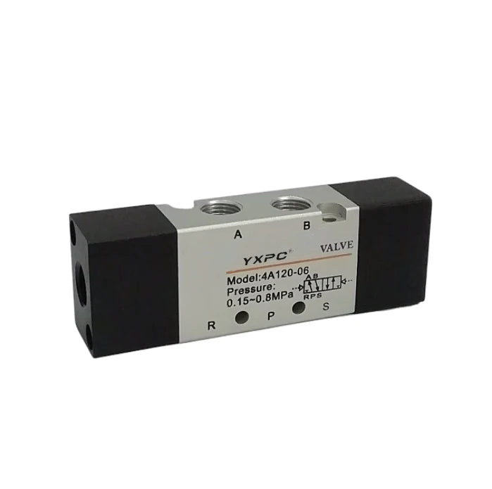 OEM Durable YXPC 4A120-06 Aluminum 5/2 Way 1/8 Port Double Control Pneumatic Air Control Solenoid Valve