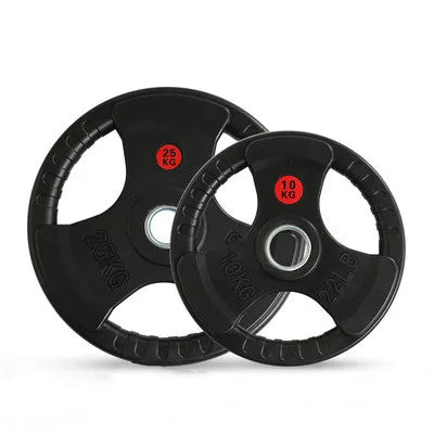PINJIIAN Custom Logo Cross Wrapping Film Fit Weight Lifting Plate Gym Black Bumper Plates Barbell 50mm Weight Plate Set