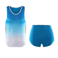 Unisex Plus Size Summer Eco-Friendly Breathable Four-Way Stretch Quick Dry Compression Track Uniform Sportswear for Gym Fitness