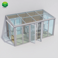 Low-E Glass Protection Sun Room Sunroom Glass HousePrefabricated Aluminium Conservatory 1 Set for Backyard