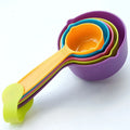 Eco-Friendly PP Measuring Spoons Set Baking Dry Liquid Ingredients Home Kitchen Use Customized Color 250ml/125ml/80ml/60ml