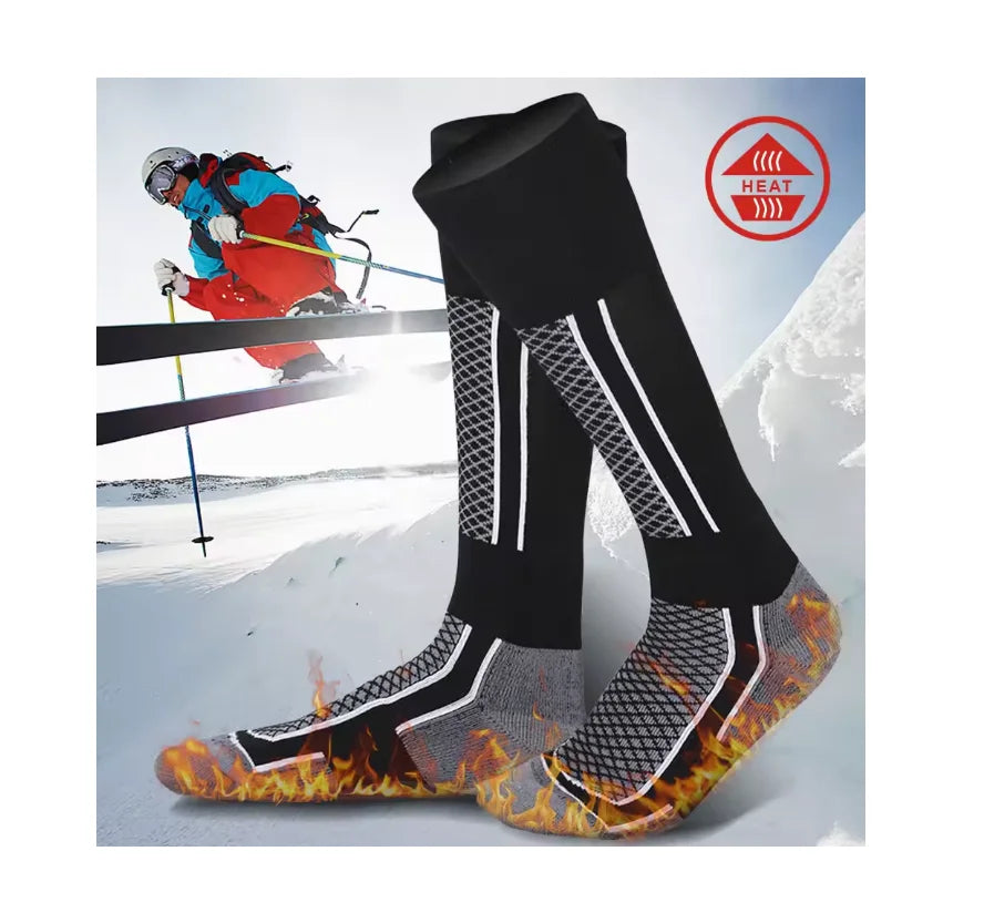 New Arrival Knee High Ski Socks Outdoor Men Autumn Winter Mountaineering Thickened Sports Socks