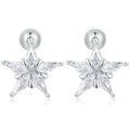 Hot Sale Fine Jewelry Beautiful Earrings Set 925 Sterling Silver Jewelry Flower Animal Designs Jewelry for Women