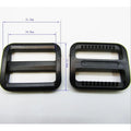 Wholesale Black High Quality Webbing Slide Adjusters Plastic Strap Slide Buckle 10mm 15mm 20mm 25mm 36mm