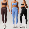 Sportswear Gym Outfit for Women Sports Bra High Waist Fitness Leggings 2 Piece Yoga Set Quick Drying Gym Fitness Se Activerwear