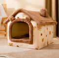 RM Kennel House Type Winter Warm Small Dog Teddy Four Seasons Universal Removable and Washable Nest Bed