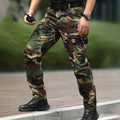 S.archon Brand New Autumn Men's Quick Dry Camouflage Tactical Pants Abrasion Resistance Polyester Breathable Vintage Mid Flat
