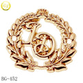 Environmental Underwear Hollow logo Gold Tags Decorative Sewing Clothing Accessory Private Letter Label for Scarf