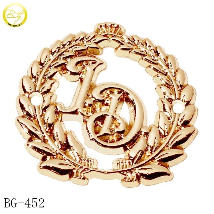 Environmental Underwear Hollow logo Gold Tags Decorative Sewing Clothing Accessory Private Letter Label for Scarf