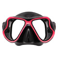 Anti Fog Film Tempered Glass Prescription Lens Low Volume Silicone Snorkel Mask scuba Diving Goggles for Adults