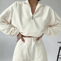 Customize Sweatpants Two Piece Set Women Crop Tank Top Jogging Sets Women Clothing 2 Piece Sweatshirt and Pants Set